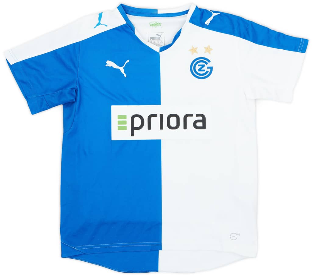 2015-16 Grasshoppers Home Shirt - 8/10 - (XL.Boys)