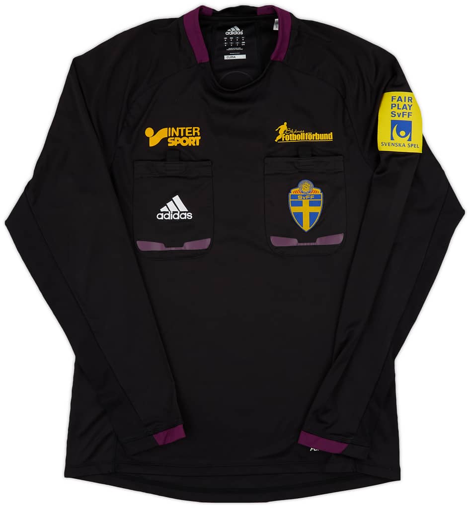 2012-13 Swedish FA adidas Referee L/S Shirt - 9/10 - (M)