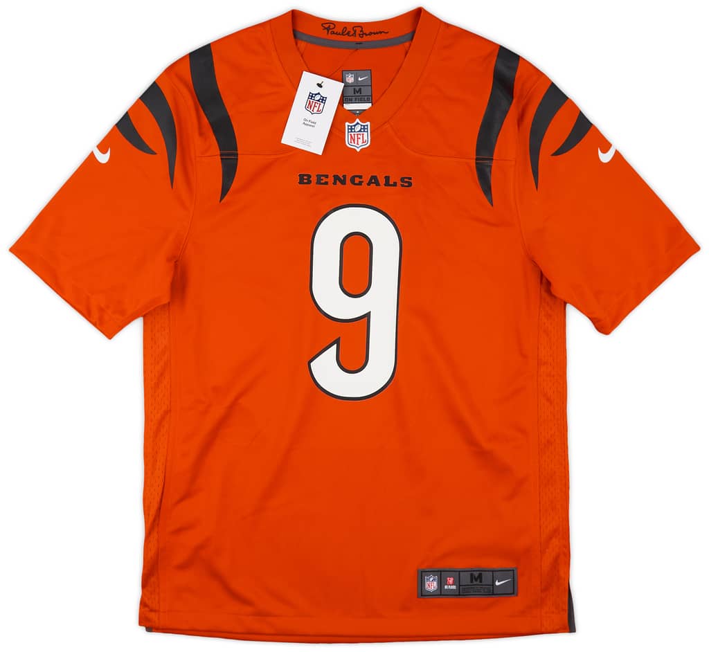 2021-24 Cincinnati Bengals Burrow #9 Nike Game Alternate Jersey (M)