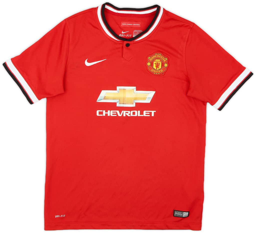 2014-15 Manchester United Home Shirt - 8/10 - (XL.Boys)