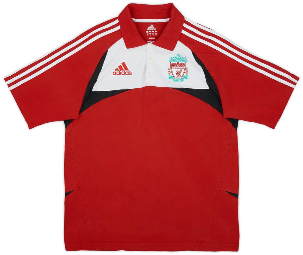 2007-08 Liverpool adidas Polo Shirt - 6/10 - (S)