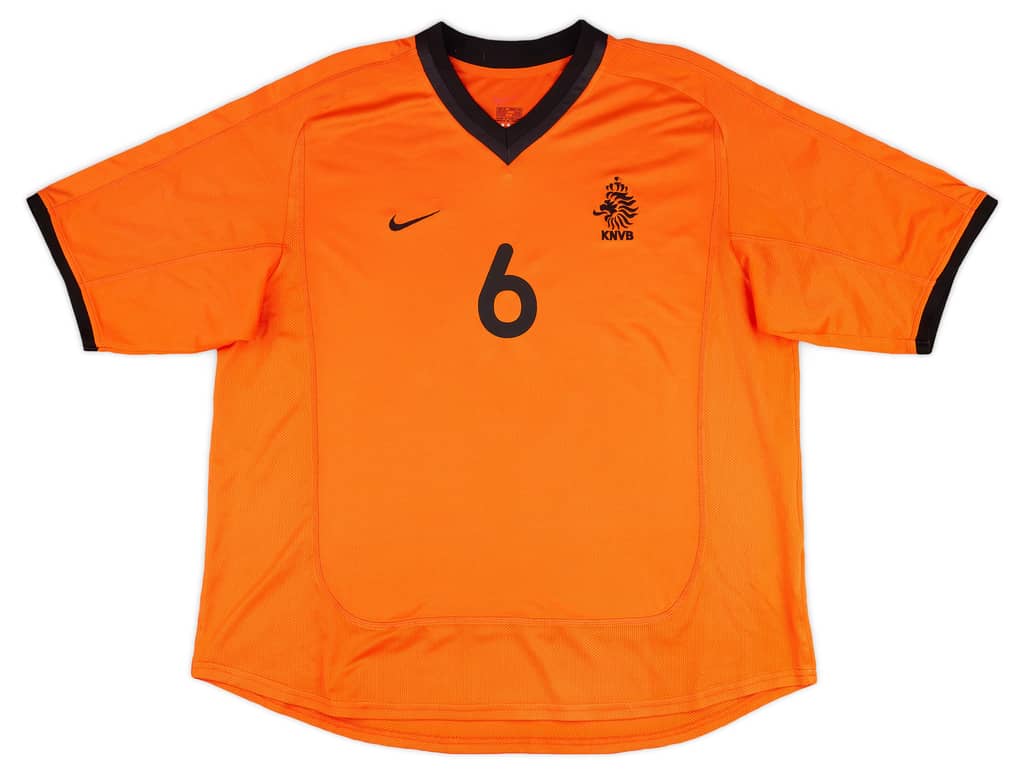 2000-02 Netherlands Home Shirt Seedorf #6 - 8/10 - (S)