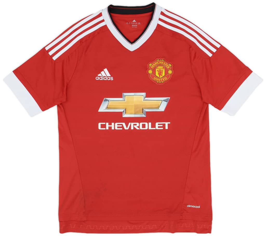 2015-16 Manchester United Home Shirt - 8/10 - (XL.Boys)