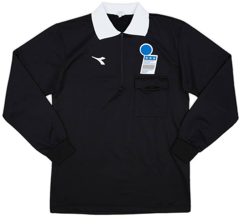1990s Italy FIGC Diadora Referee L/S Shirt - 9/10 - (L)