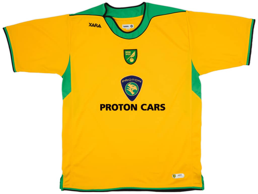 2005-06 Norwich Home Shirt - 9/10 - (XL)