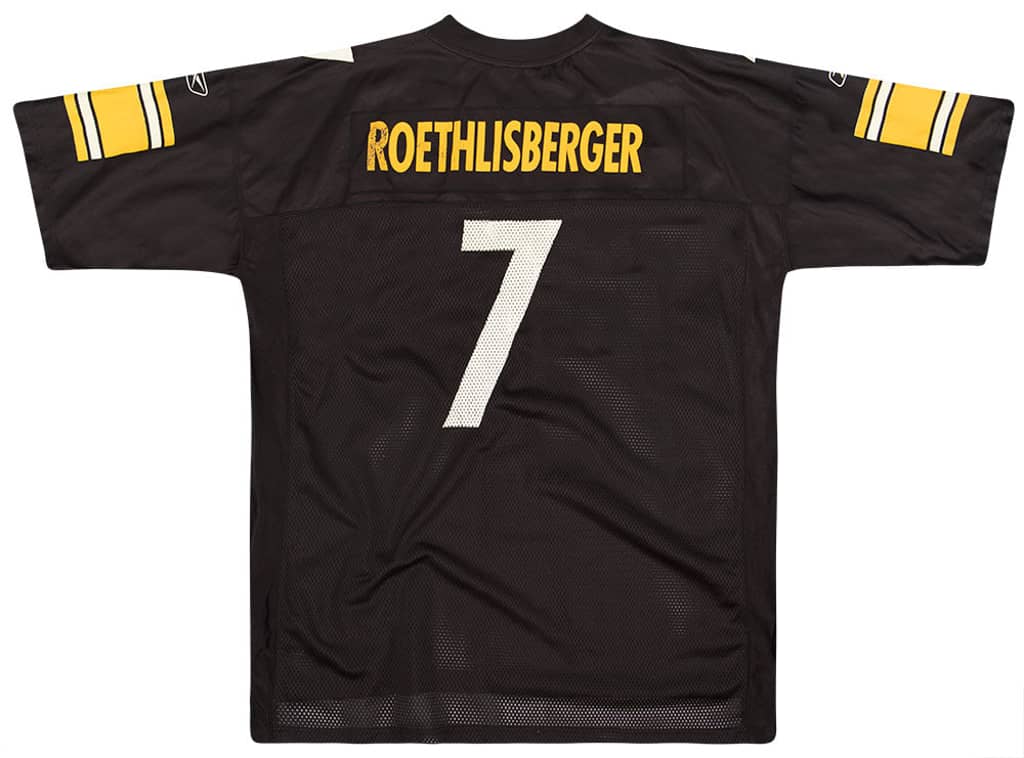 2005-06 Pittsburgh Steelers Roethlisberger #7 Reebok On Field Jersey (Home) XXL