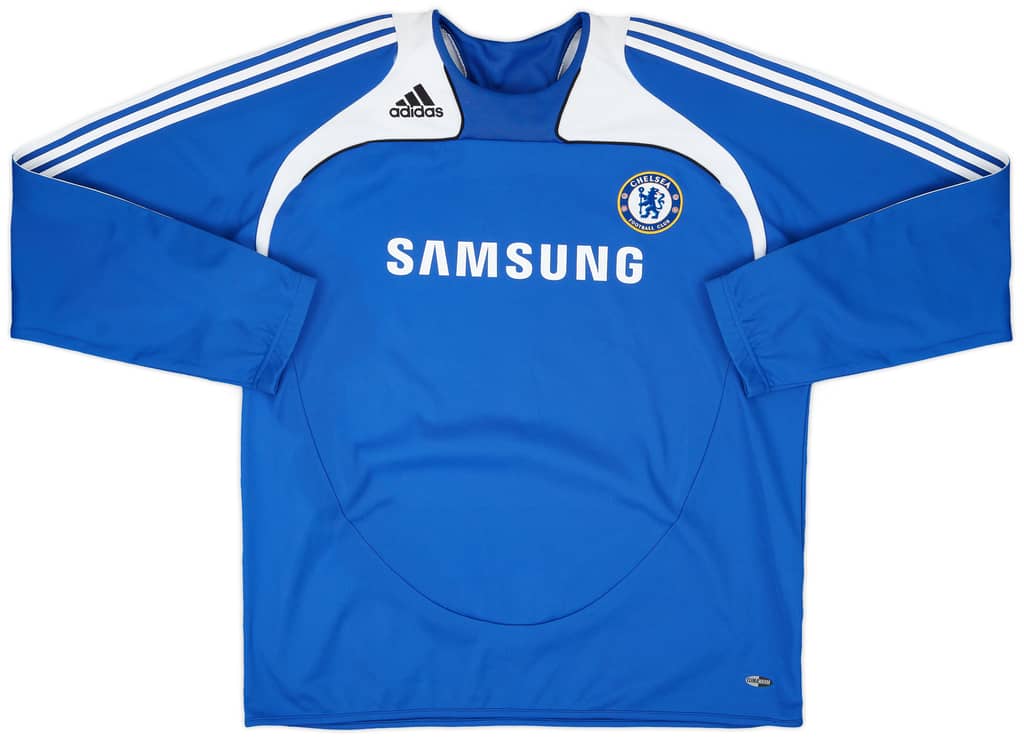 2008-09 Chelsea adidas Sweat Top - 9/10 - (XXL)