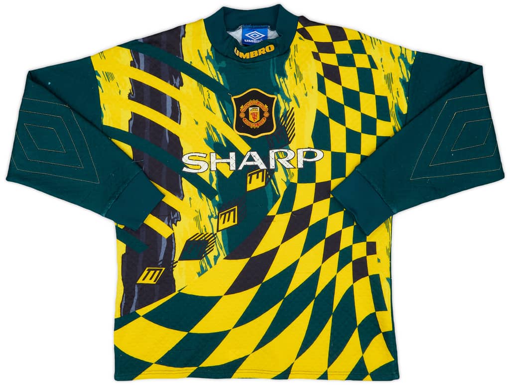 1994-97 Manchester United GK Shirt Schmeichel #1 - 5/10 - (M)