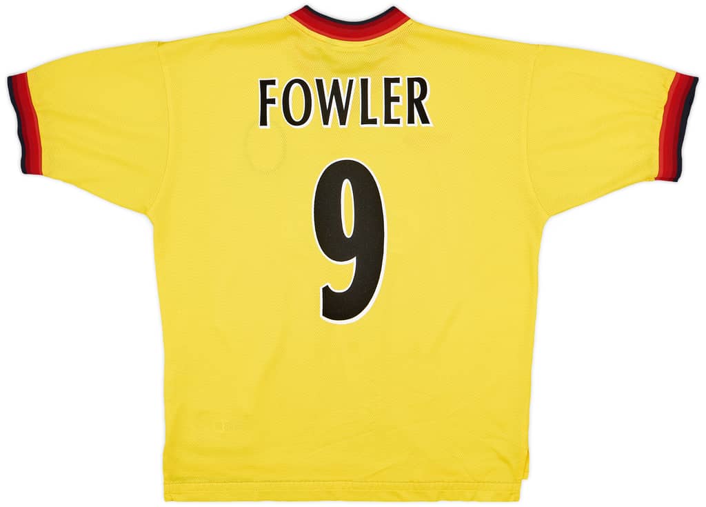 1997-99 Liverpool Away Shirt Fowler #9 - 6/10 - (L)