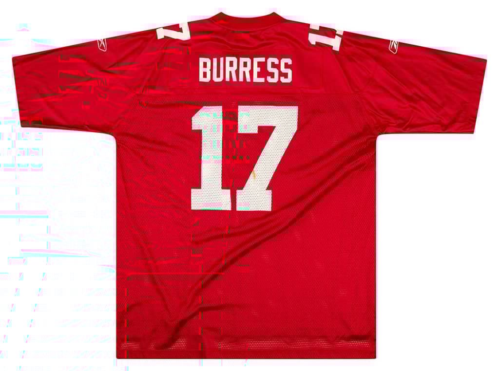 2005-06 New York Giants Burress #17 Reebok On Field Jersey (Alternate) XXL