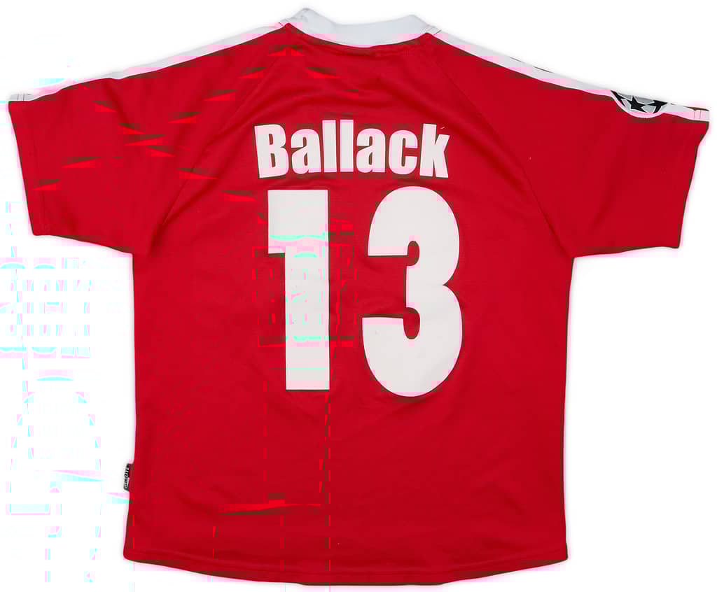 2001-02 Bayern Munich CL Shirt Ballack #13 - 6/10 - (L.Boys)