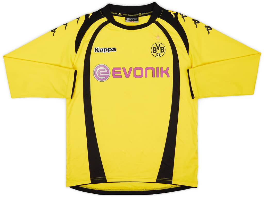 2009-10 Borussia Dortmund Home L/S Shirt - 8/10 - (XL.Boys)