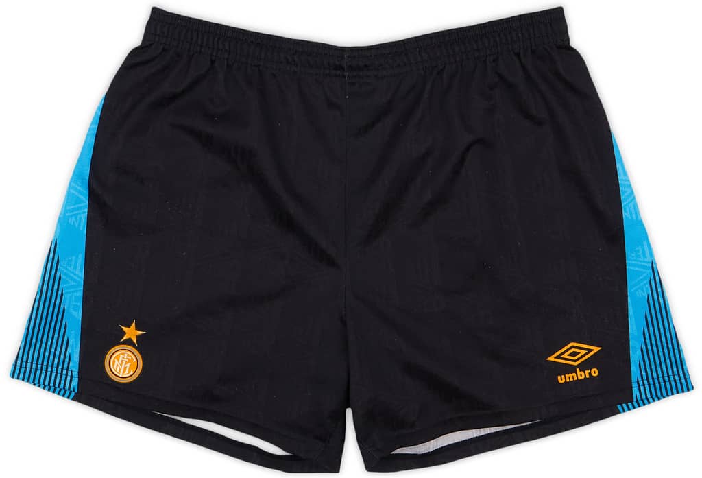 1991-93 Inter Milan Home Shorts - 9/10 - (M)