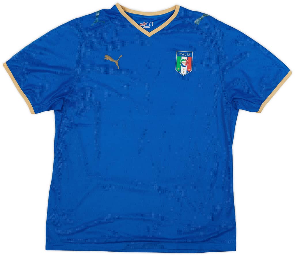 2007-08 Italy Home Shirt - 4/10 - (XL)