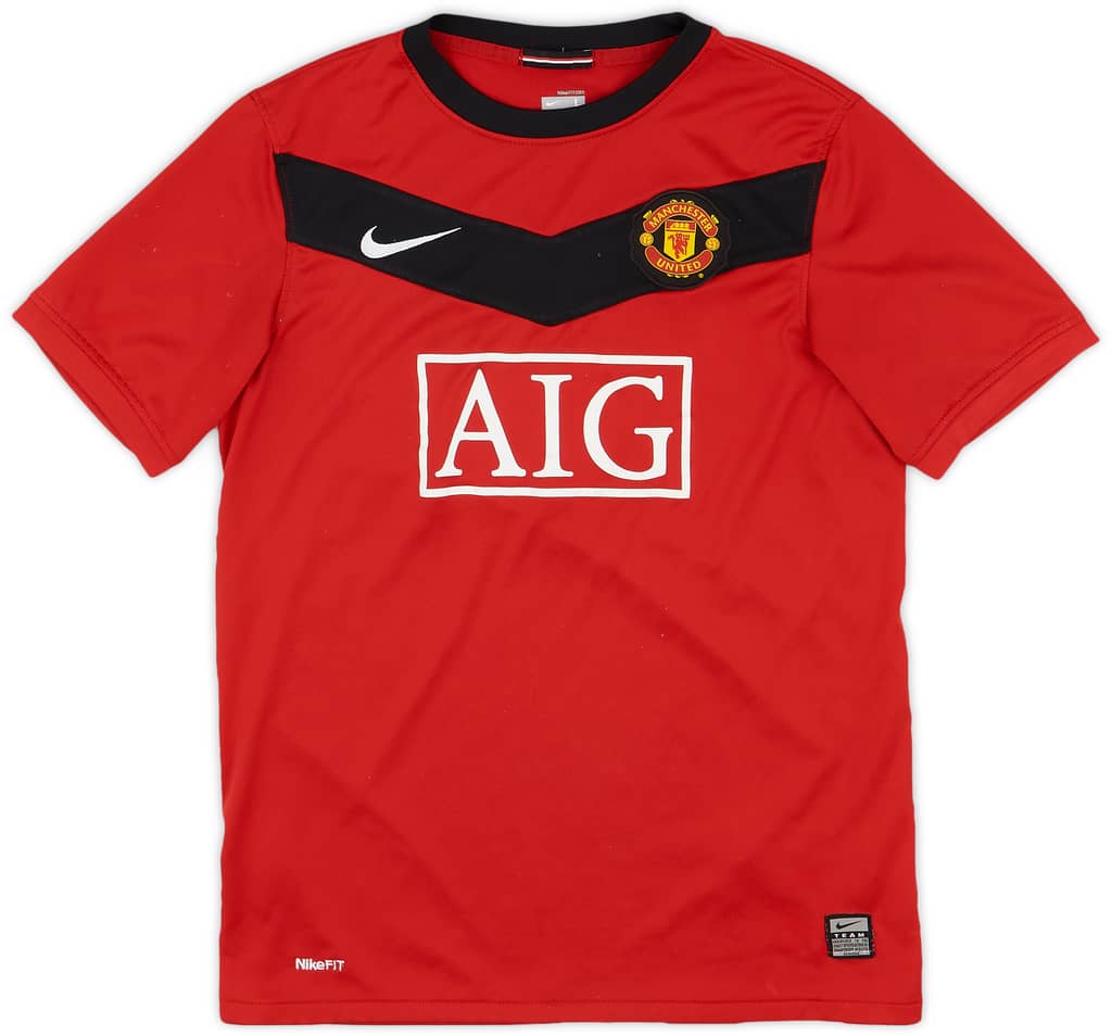 2009-10 Manchester United Home Shirt - 7/10 - (L.Boys)