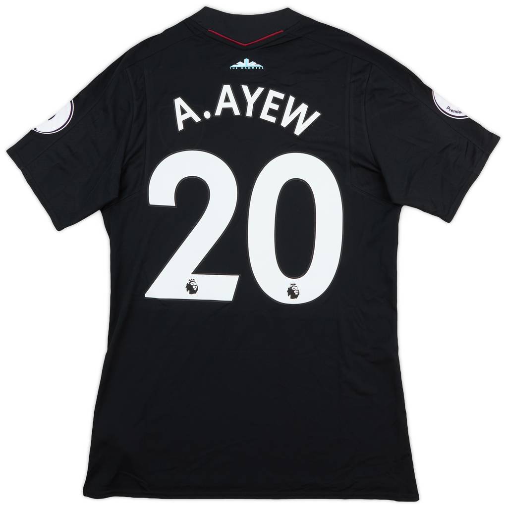 2017-18 West Ham Match Issue Away Shirt A. Ayew #20