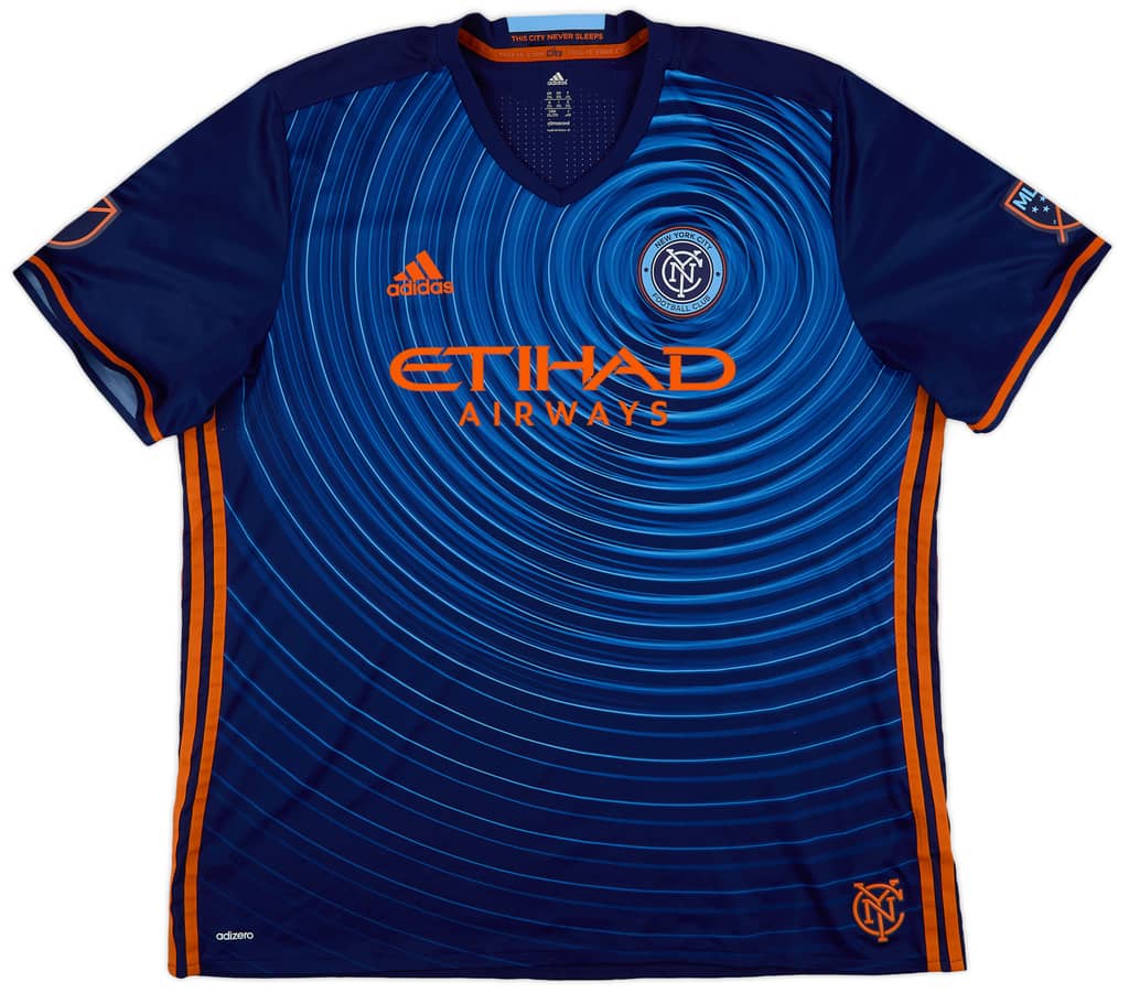 2016-17 New York City Authentic Away Shirt - 6/10 - (XXL)