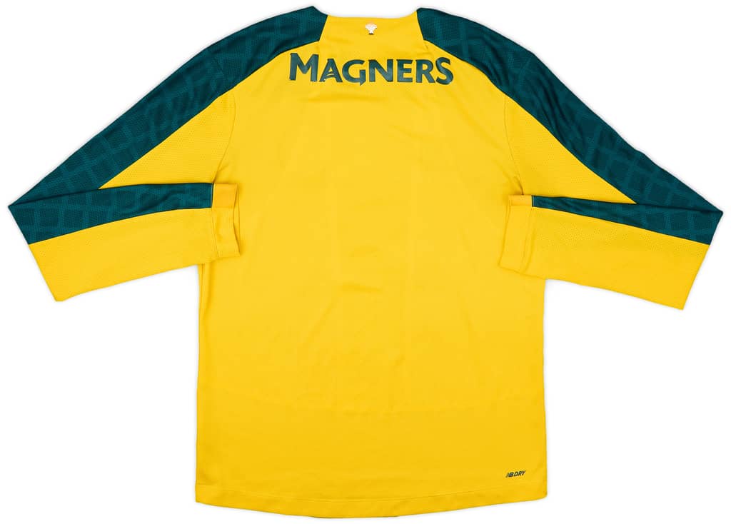 2019-20 Celtic Away L/S Shirt - 6/10 - (S)