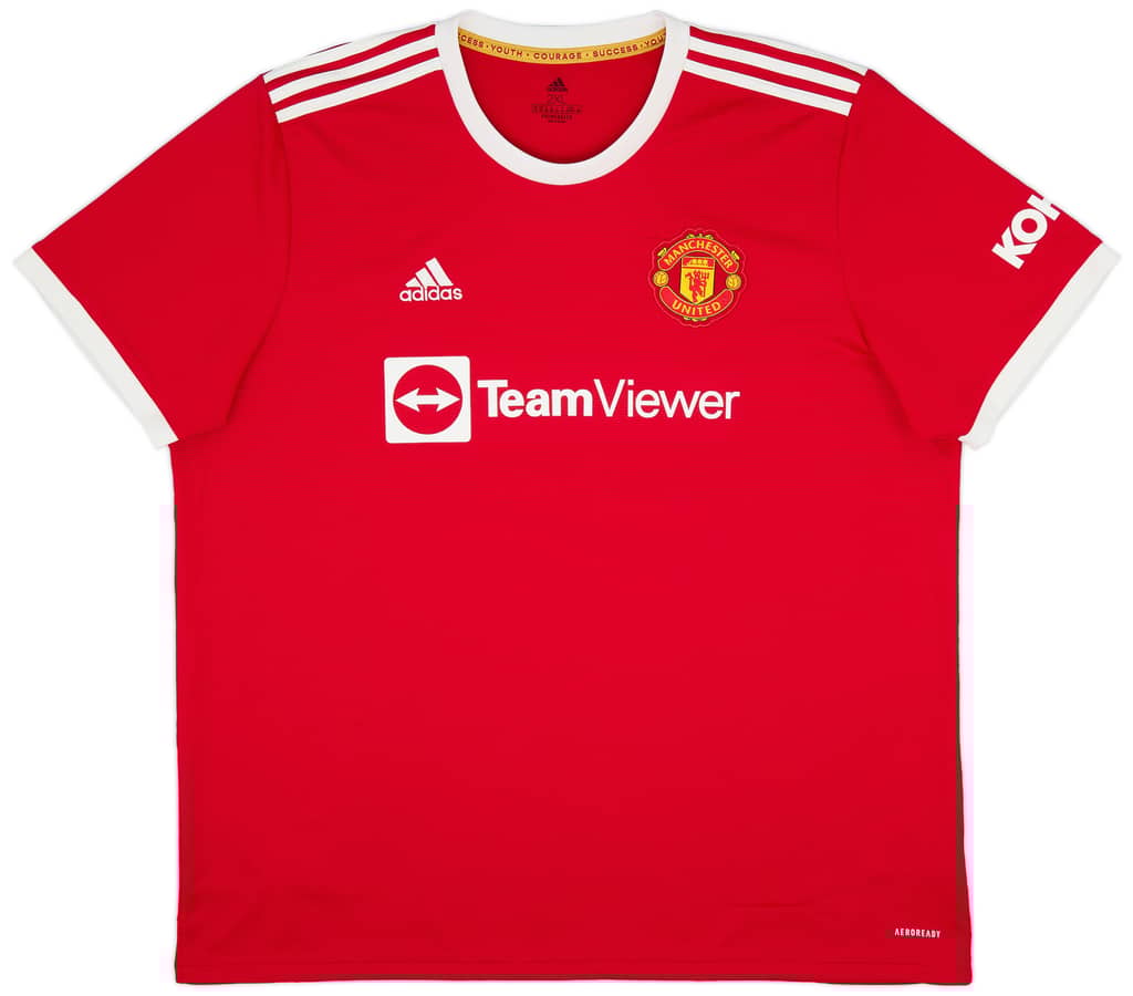 2021-22 Manchester United Home Shirt B. Fernandes #8 - 7/10 - (XXL)