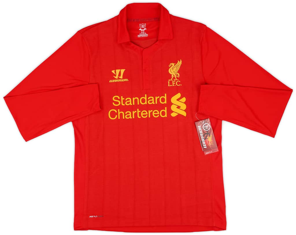 2012-13 Liverpool Home L/S Shirt Suarez #7 (S)