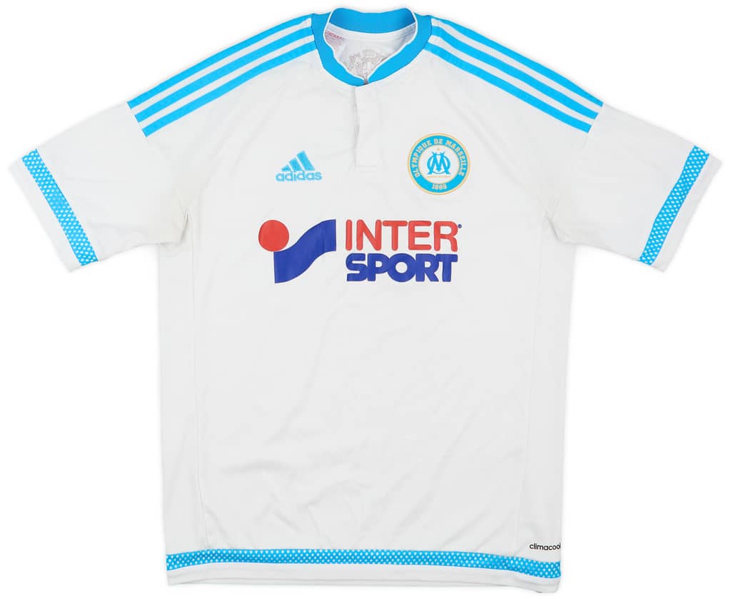 2015-16 Olympique Marseille Home Shirt - 8/10 - (XL.Boys)