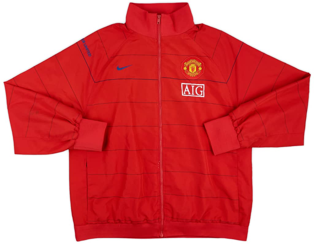 2008-09 Manchester United Nike Track Jacket - 8/10 - (XL)