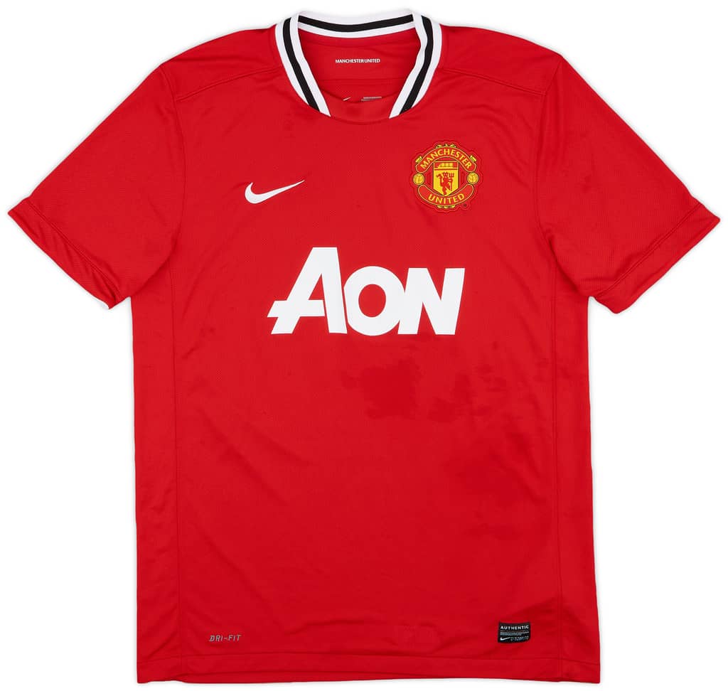 2011-12 Manchester United Home Shirt Rooney #10 - 6/10 - (L)