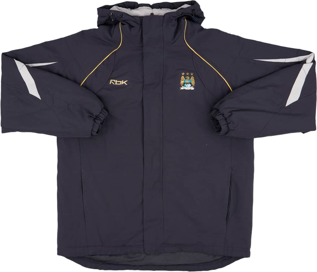 2005-07 Manchester City Reebok Padded Bench Coat - 6/10 - (M)