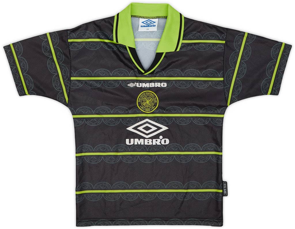 1998-99 Celtic Away Shirt - 8/10 - (8-9 Years)