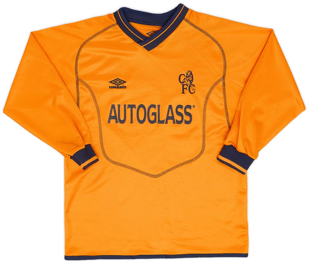 2000-01 Chelsea GK Shirt - 8/10 - (M.Boys)