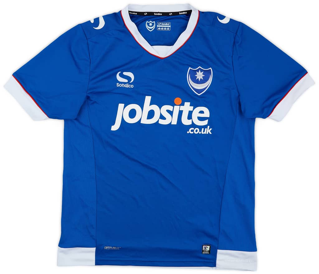 2016-17 Portsmouth Home Shirt - 9/10 - (S)