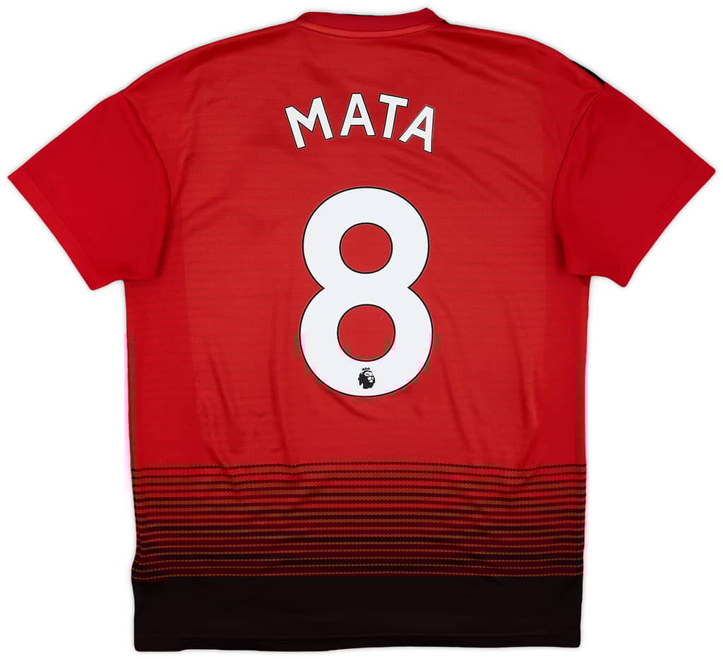 2018-19 Manchester United Home Shirt Mata #8 - 5/10 - (M)