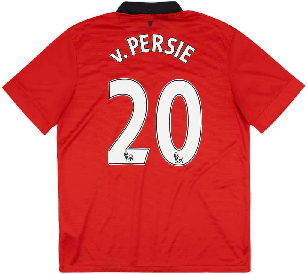2013-14 Manchester United Home Shirt v.Persie #20 - 8/10 - (S)