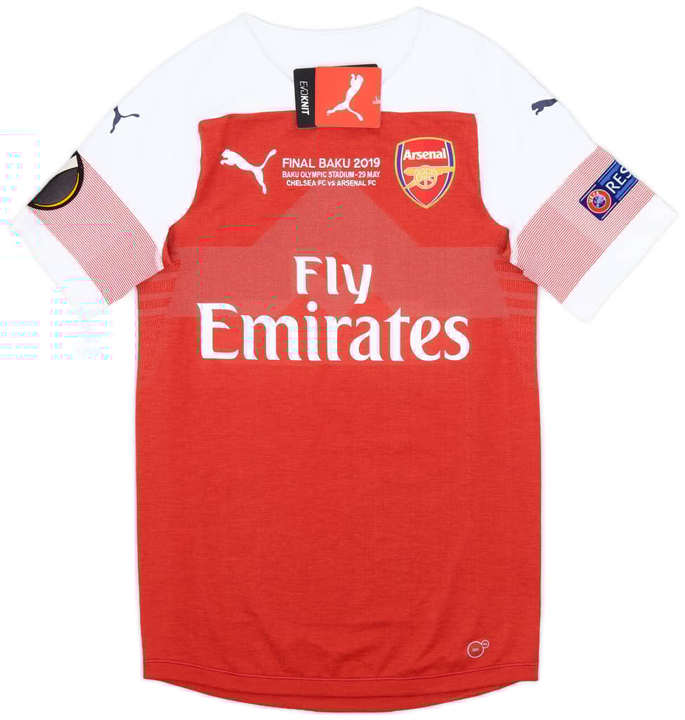 2019 Arsenal Player Issue Europa League Final Home Shirt (M)