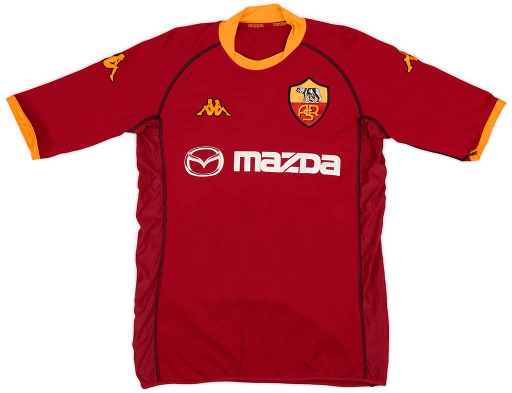 2002-03 Roma Home Shirt #14 - 6/10 - (XL)