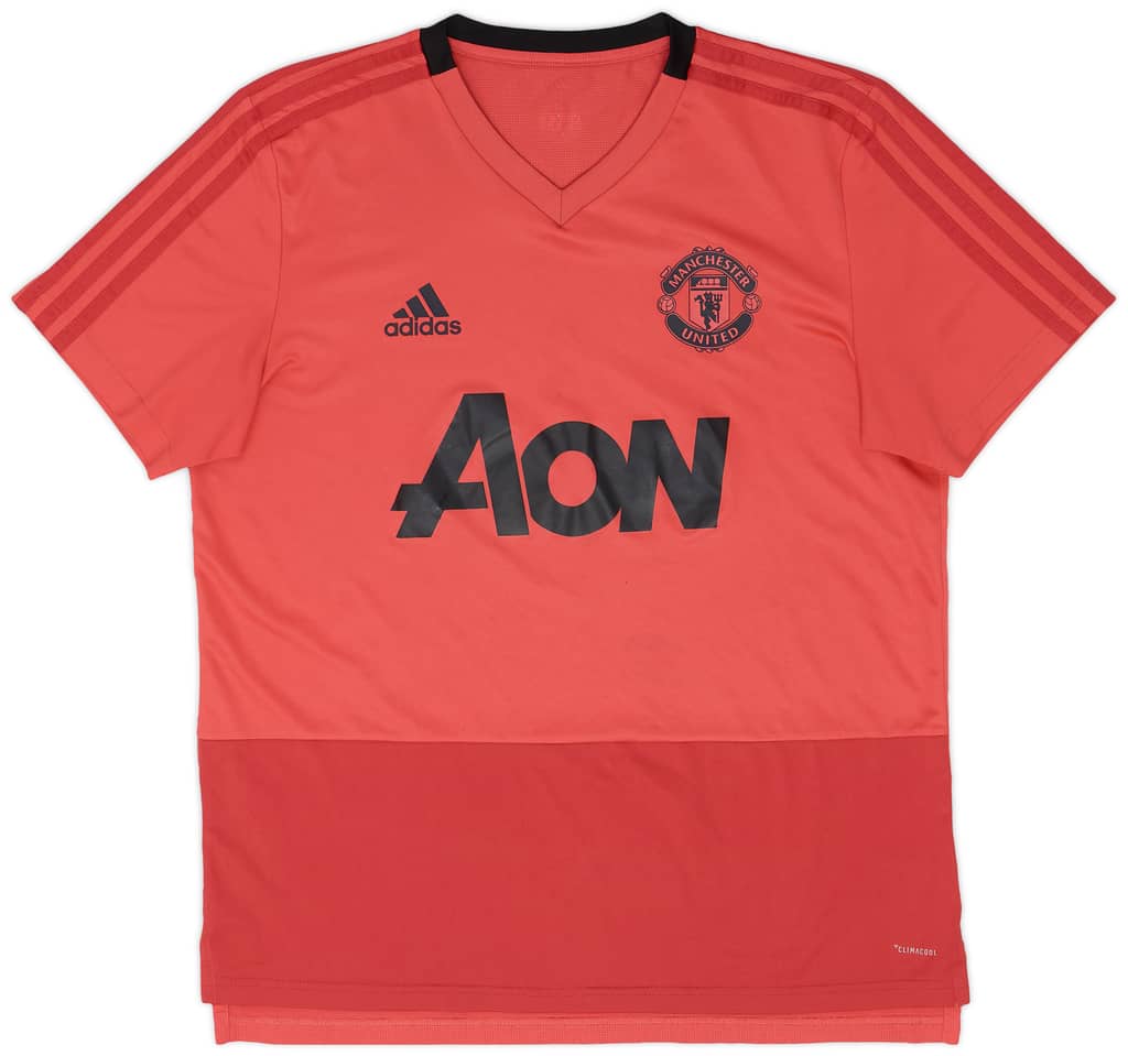 2018-19 Manchester United adidas Training Shirt - 8/10 - (L)