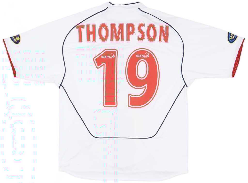 2005-06 Rangers Match Issue Away Shirt Thompson #19