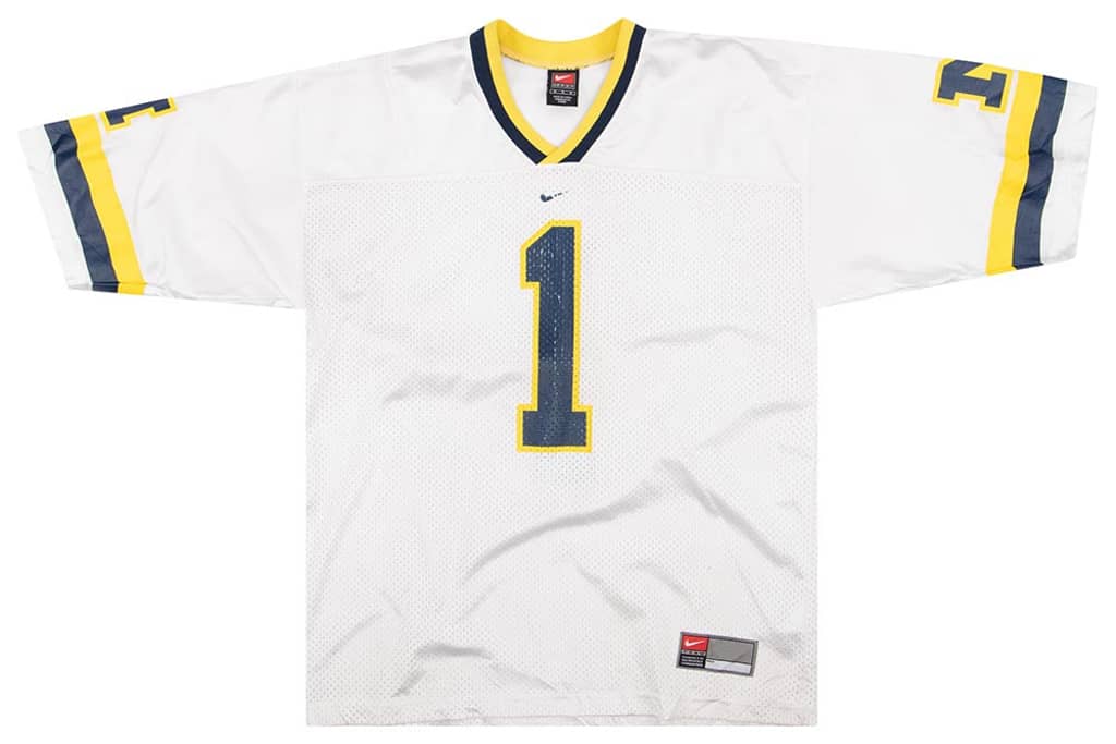 2000-04 Michigan Wolverines #1 Nike Jersey (Away) M