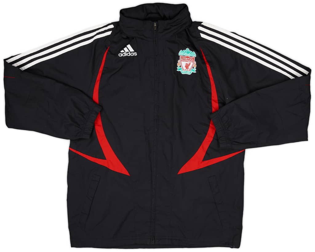 2007-08 Liverpool adidas Hooded Rain Jacket - 5/10 - (S)