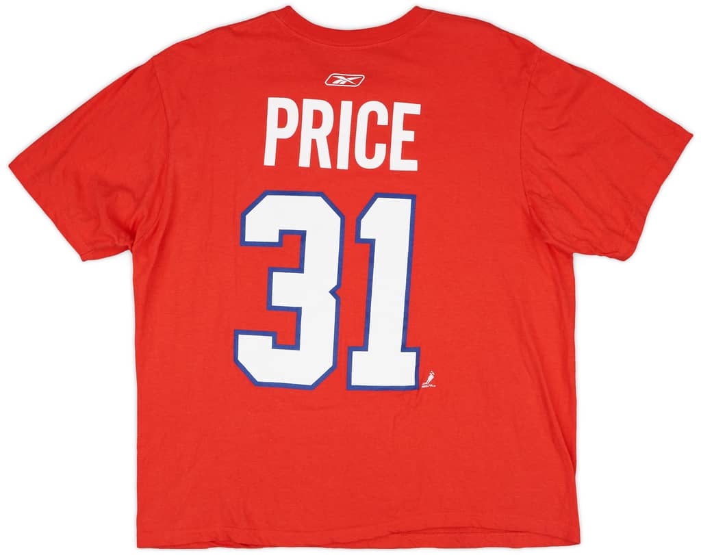 2007-08 Montreal Canadiens Price #31 Reebok Tee - 9/10 - (L)