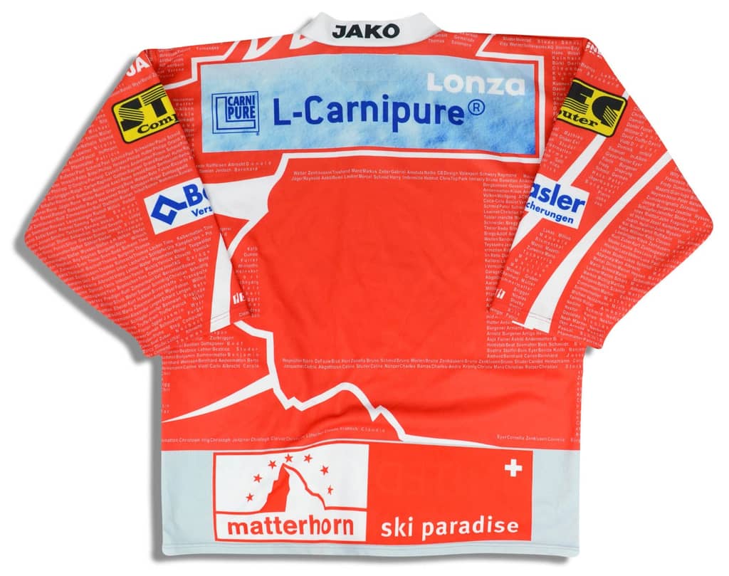 2003-04 EHC Visp Ochsner Jersey (Home) M