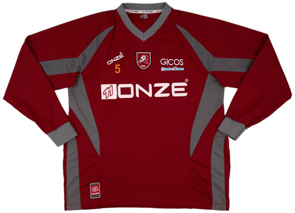 2007-08 Reggina Player Issue Onze Training Top #5 - 6/10 - (XL)