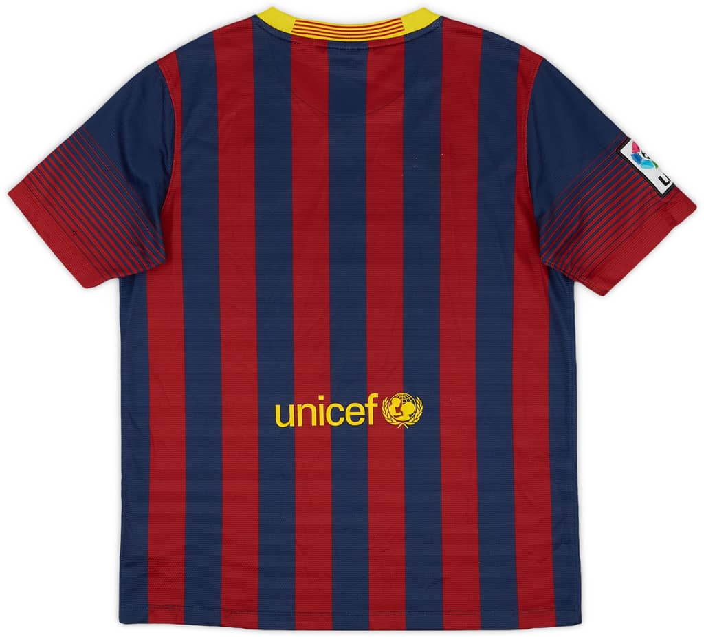 2013-14 Barcelona Home Shirt - 6/10 - (XL.Boys)