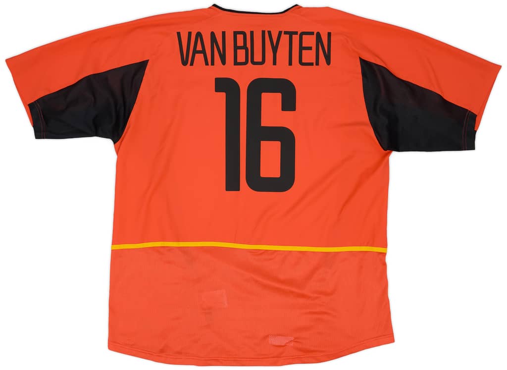2002-04 Belgium Home Shirt Van Buyten #16 - 9/10 - (XXL)