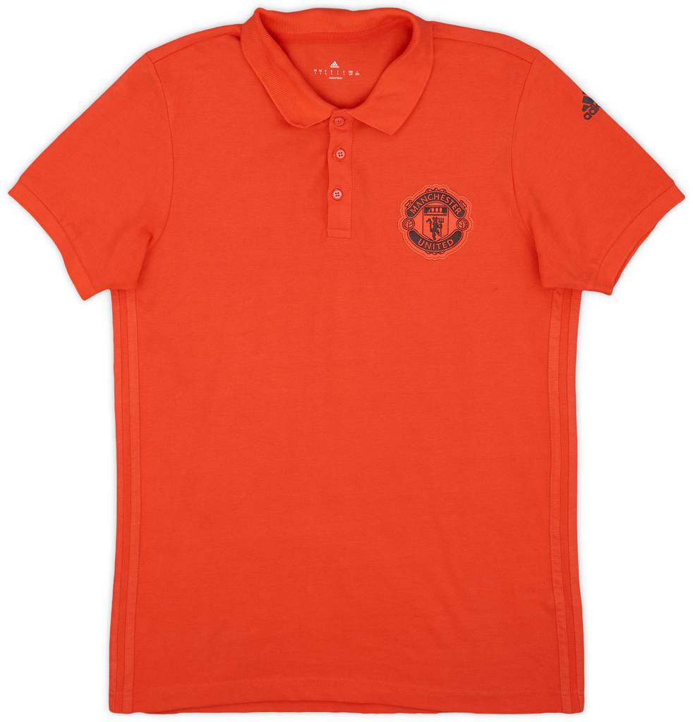 2016-17 Manchester United adidas Polo Shirt - 9/10 - (L)