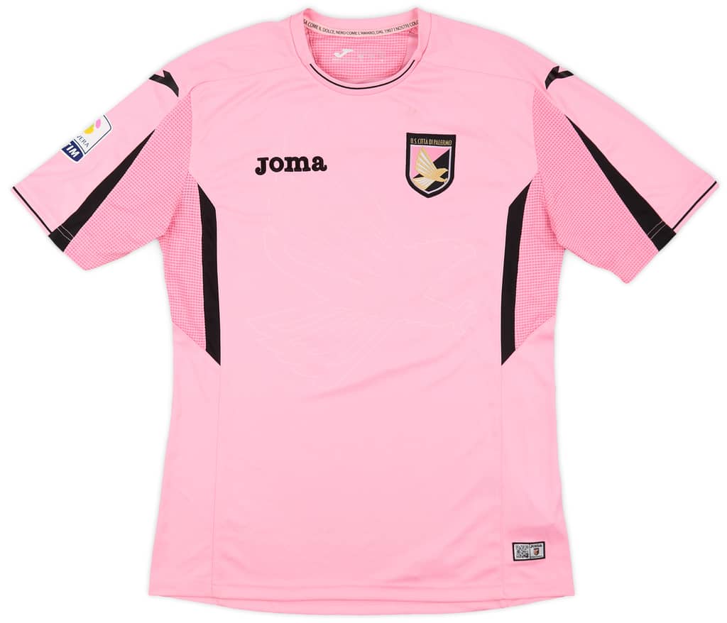 2015-16 Palermo Match Issue Home Shirt Toscano #5