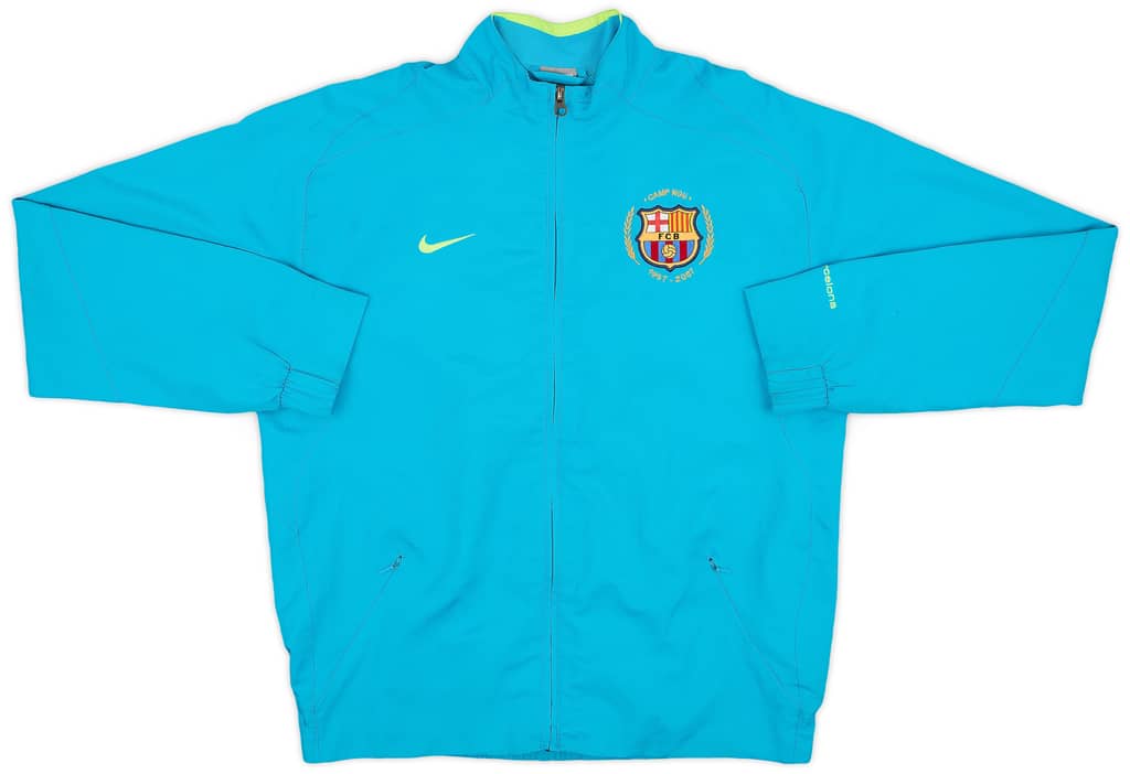 2007-08 Barcelona Nike Track Jacket - 9/10 - (XL.Boys)