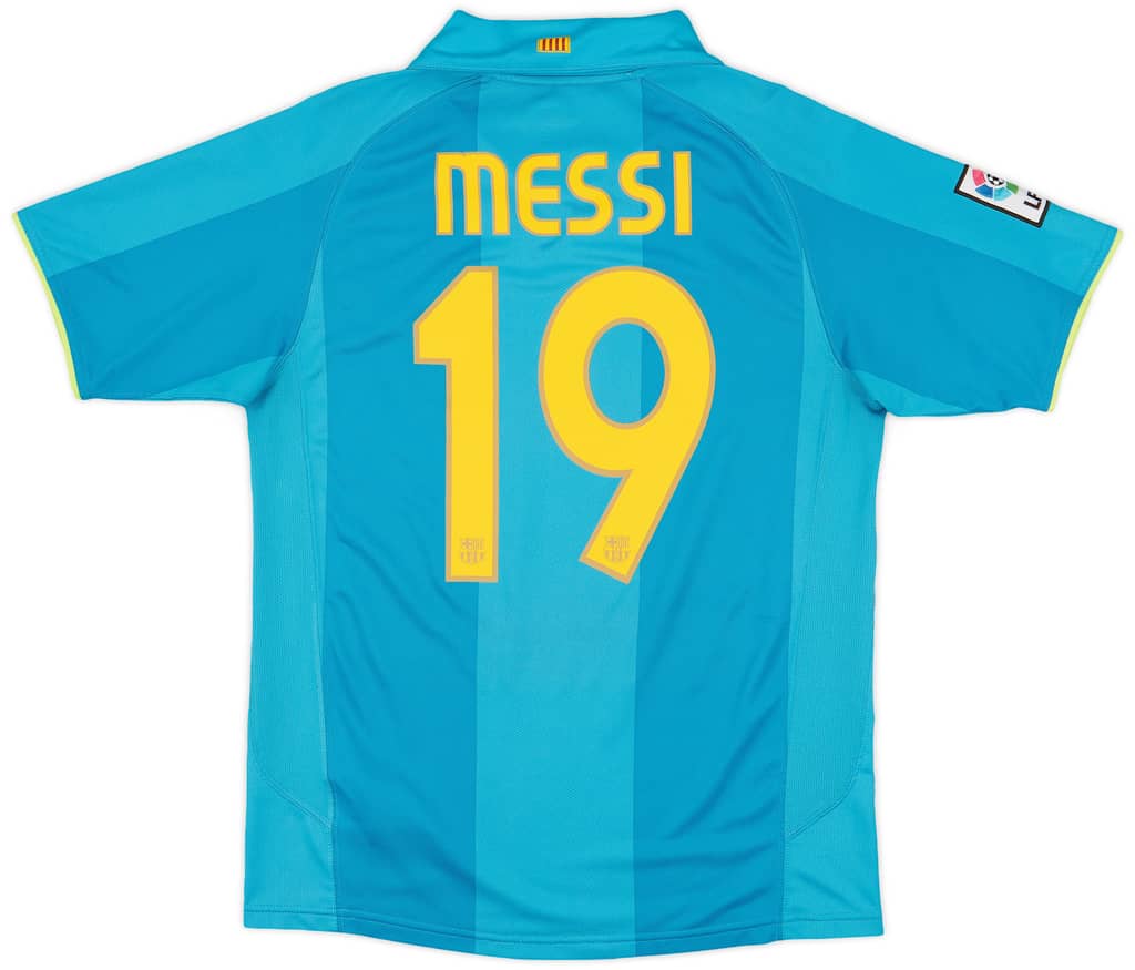 2007-09 Barcelona Away Shirt Messi #19 - 8/10 - (S)
