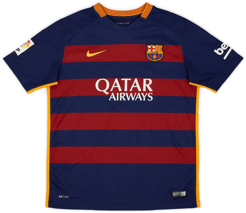 2015-16 Barcelona Home Shirt - 8/10 - (XL.Boys)