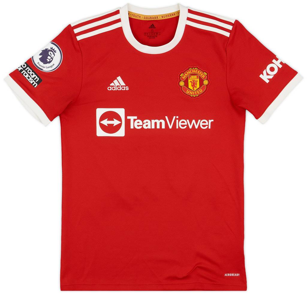 2021-22 Manchester United Home Shirt B.Fernandes #18 - 8/10 - (S)